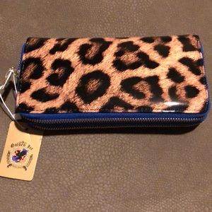 Leopard & Royal Blue wallet